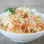 Salade de chou, bol de riz